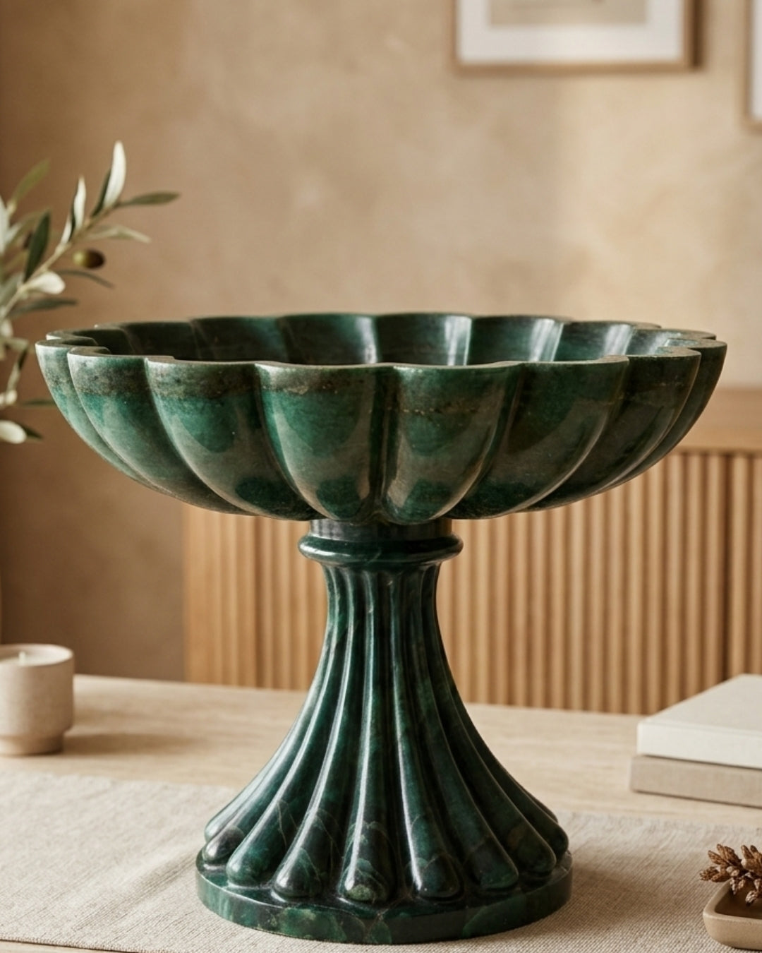 Rare Premium Green Aventurine Precious Stone Bowl