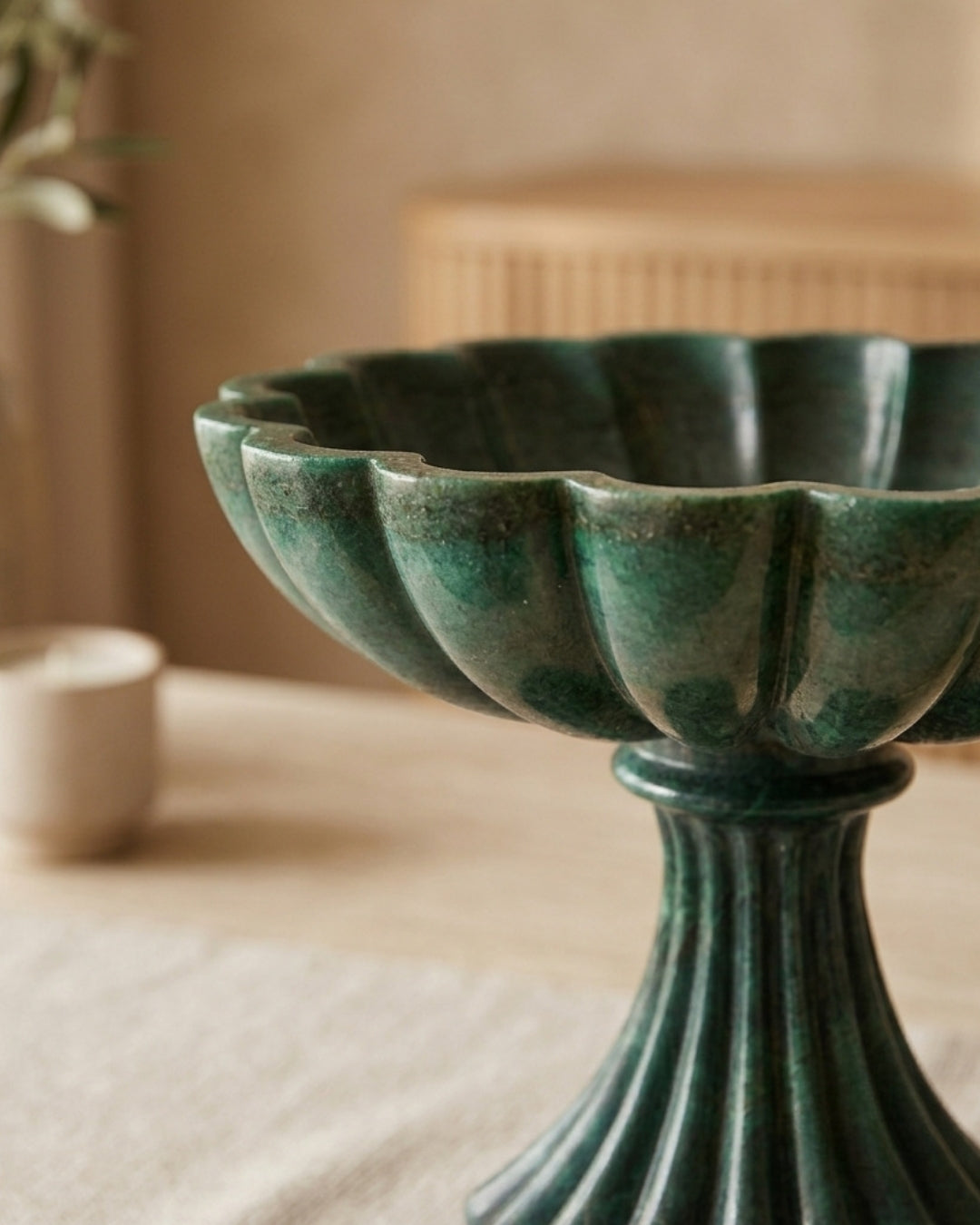 Rare Premium Green Aventurine Precious Stone Bowl