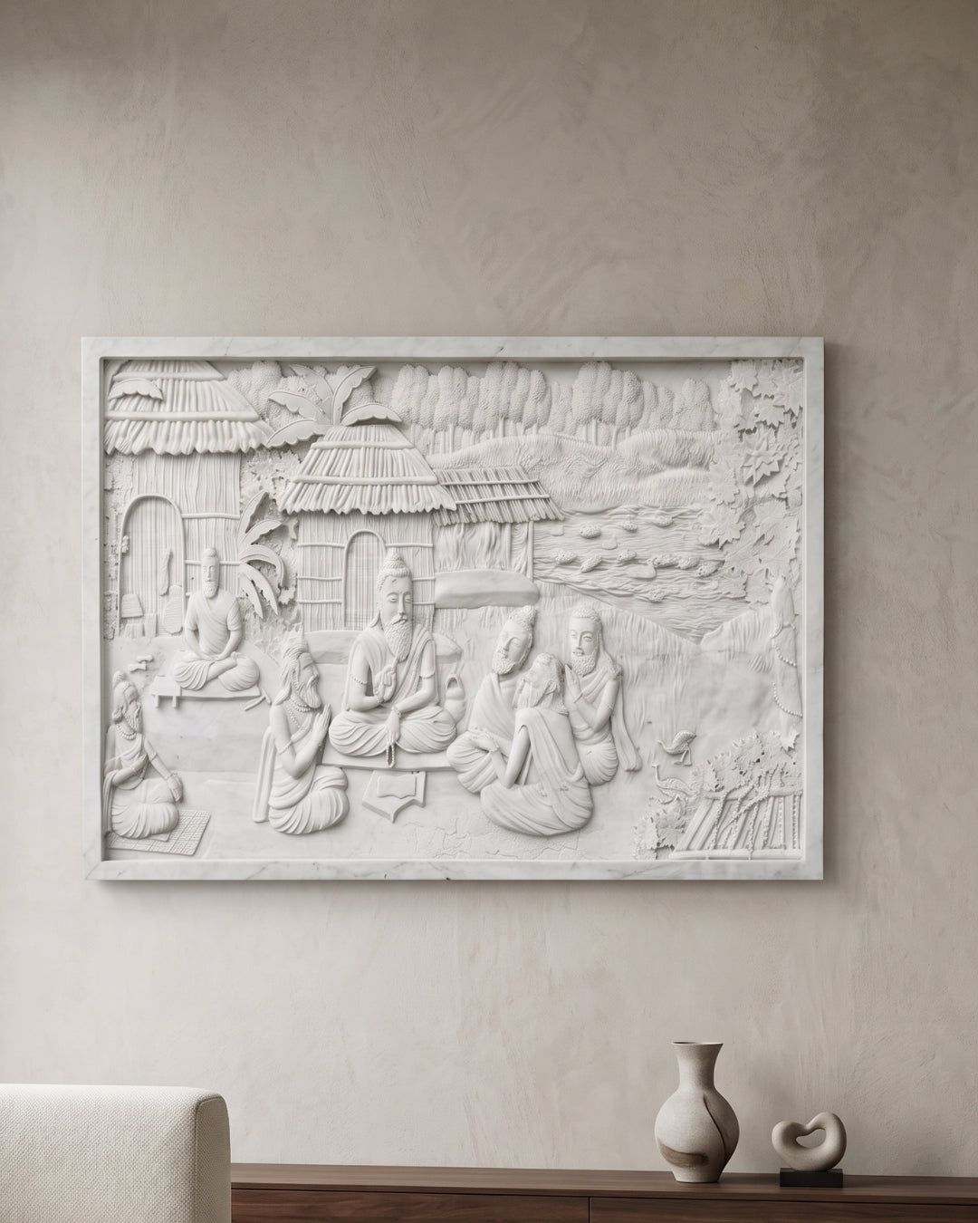 Ramayana – Maharishi Valmiki Teaching at His Ashram