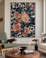 Multicolour Semi-Precious Stone Mosaic Hand-Cut Wall Art