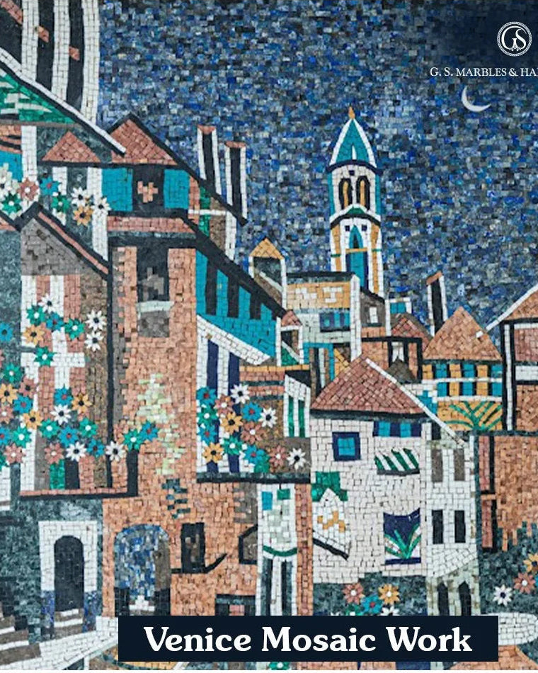 Limited Edition Venice in Precious Stone Mosaic – An 80,000-Piece Handcrafted Masterpiece